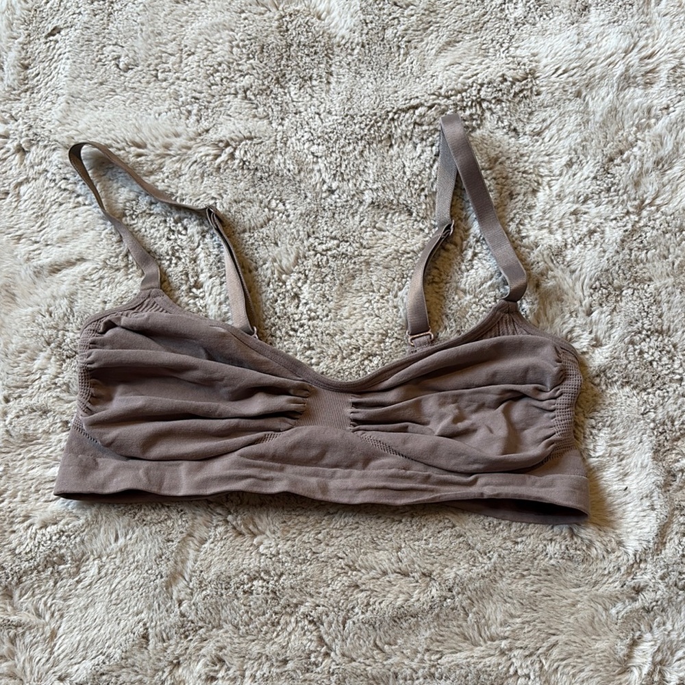 Skims grayish brown bralette